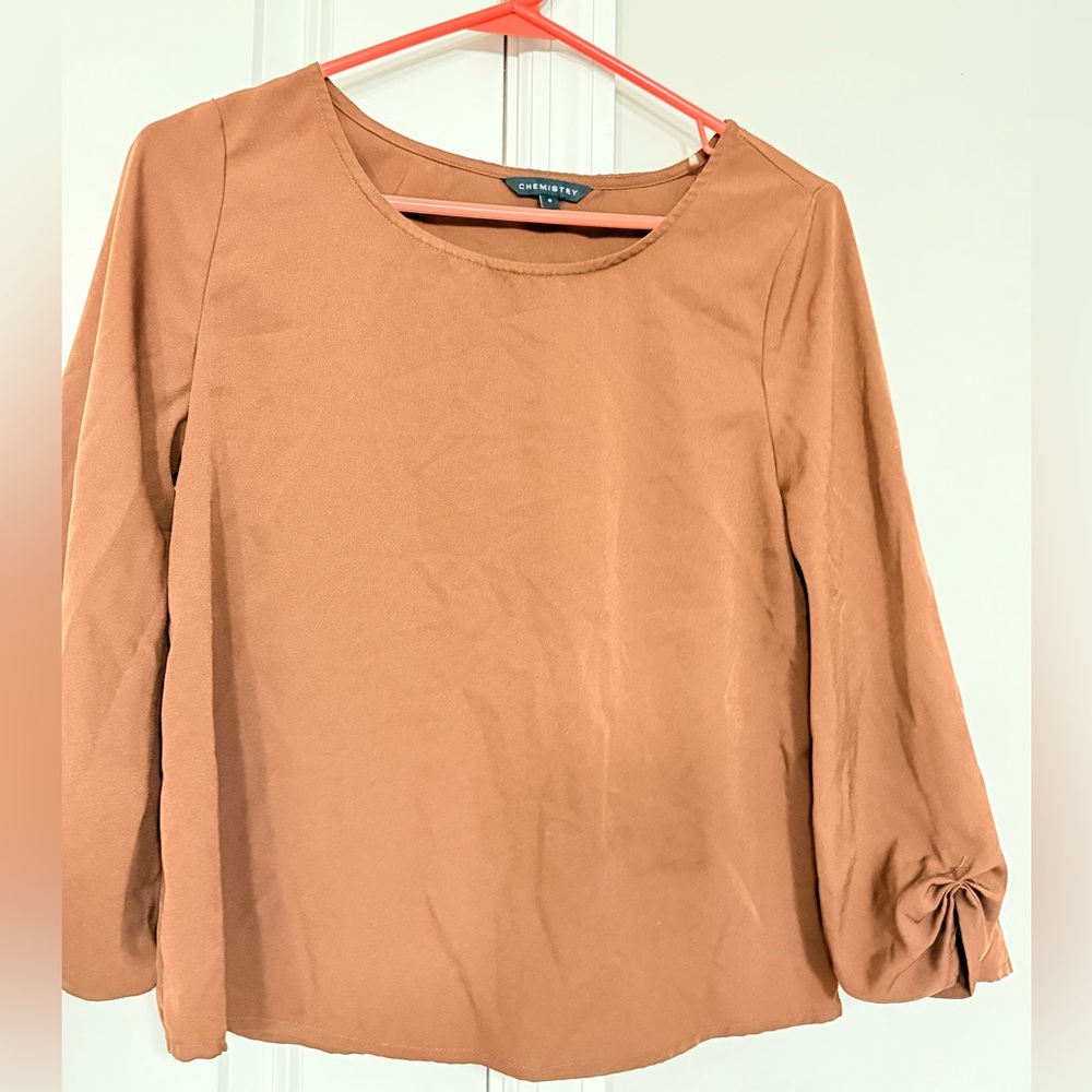 Women's Tan Blouse